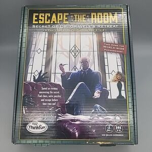 ThinkFun Escape the Room Secret of Dr.‎ Gravely's Retreat Game OPEN BOX